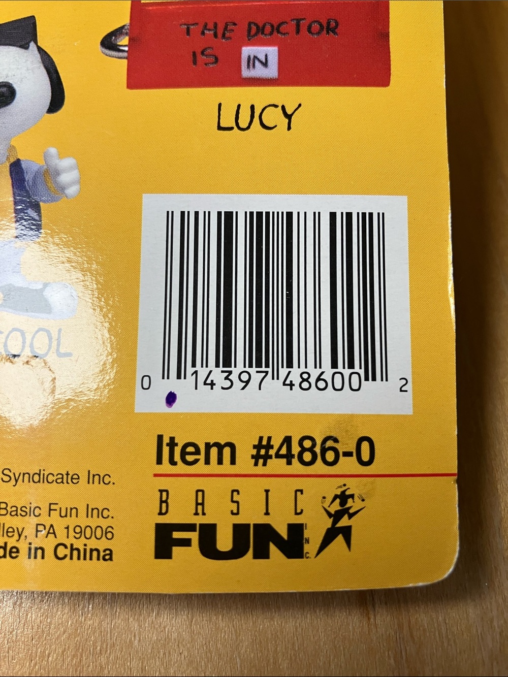 Peanuts Snoopy and Woodstock Keychain by Basic Fun - Picture 2 of 8